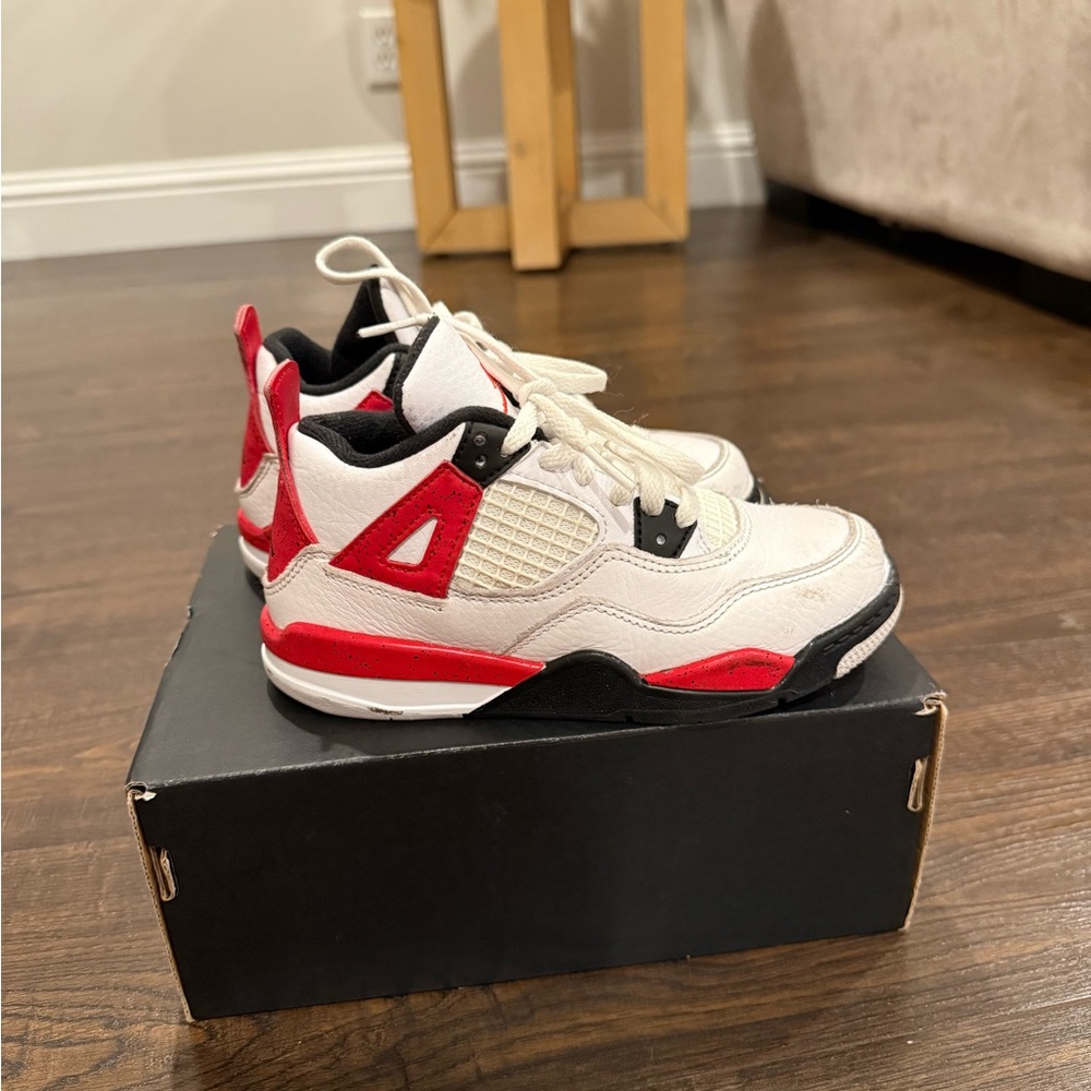 Jordan PS retro 4 Red and White